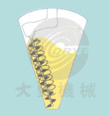 日本大野機械立式錐形混合機產(chǎn)品原理圖
